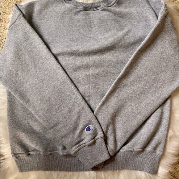 Women’s Champion Powerblend Relaxed Crewneck Sweatshirt - Picture 3 of 7